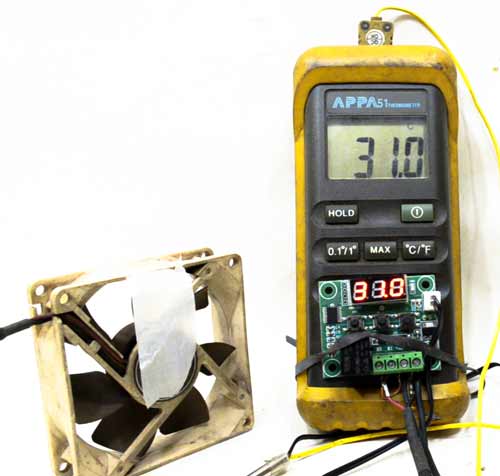 Cara setting W1209 kalibrasi suhu termostat digital HW-557 dengan sensor suhu termometer