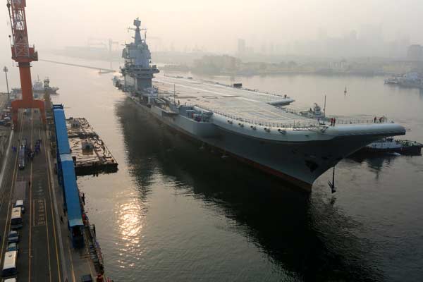 Kapal induk kedua China April 2017