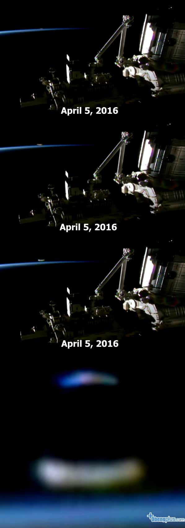UFO di ISS 5 April 2016
