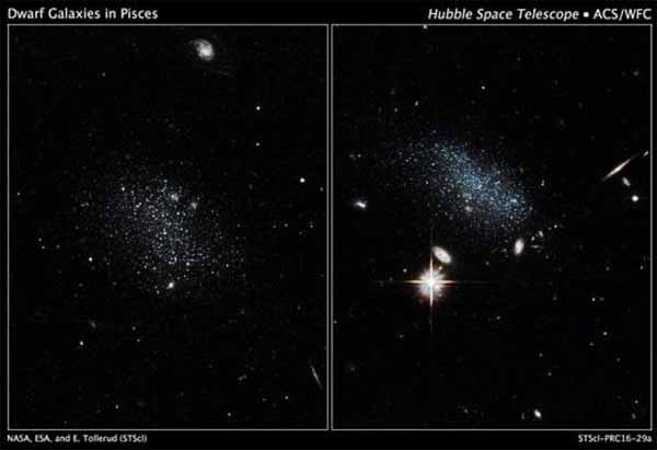 Galaksi kerdil Pisces A dan Pisces B ditemukan