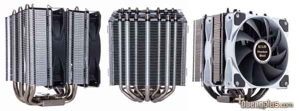Gambar Heatsink Gelid Phantom cooler dengan 7 heatpipe untuk 200W procseor