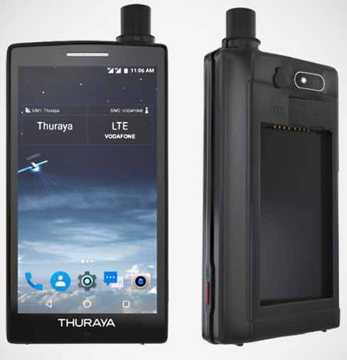 Thuraya X5-Touch telepon satelit dan GSM