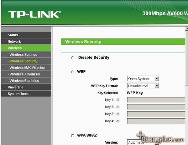 Setting Password pada perangkat TP-Link TL-WPA4220KIT