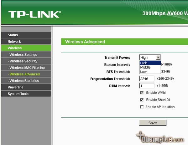 Setting TP-Link TL-WPA4220KIT untuk kekuatan sinyal WIFI