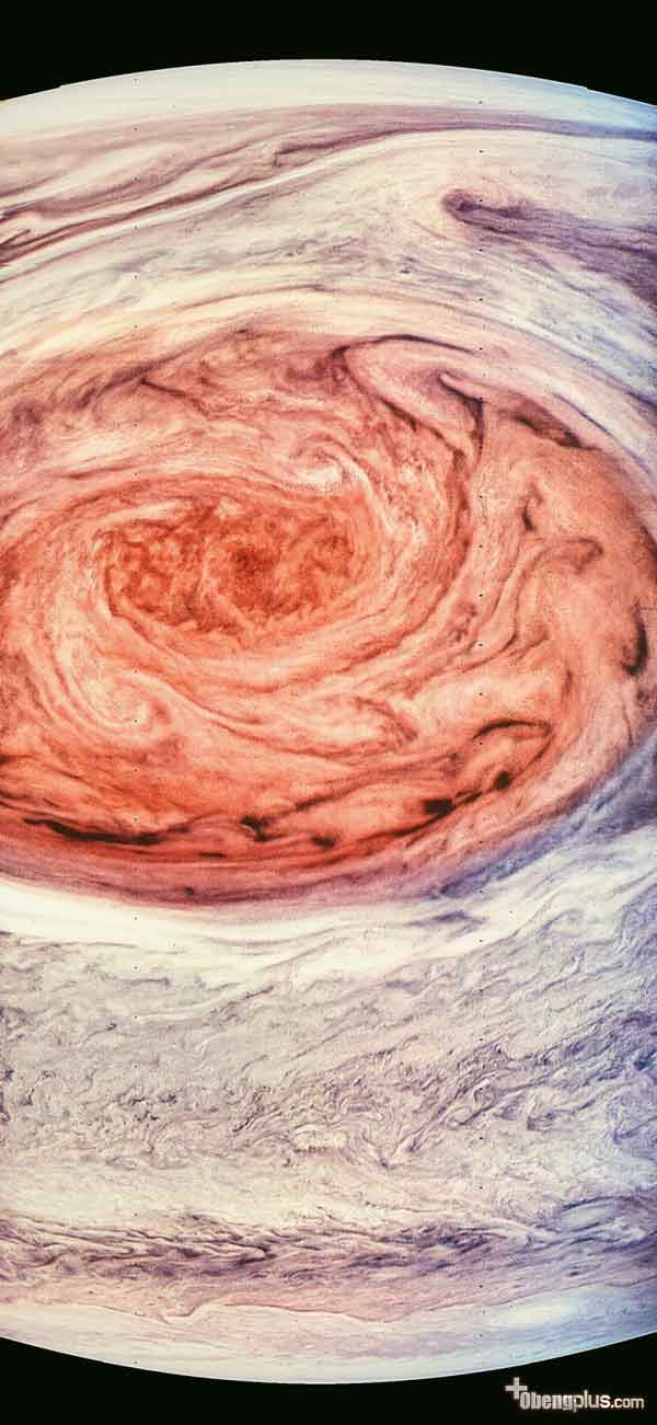 Planet Jupiter Spot Merah dikenal dengan Great Spot Merah badai paling lama di seluruh planet