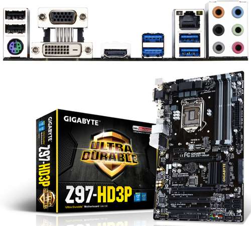 Gigabyte motherboard Gigabyte Z97 HD3P