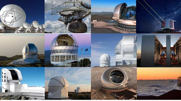 Daftar teleskop terbesar di Dunia