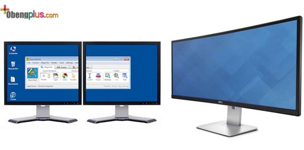 Dual monitor vs monitor widescreen