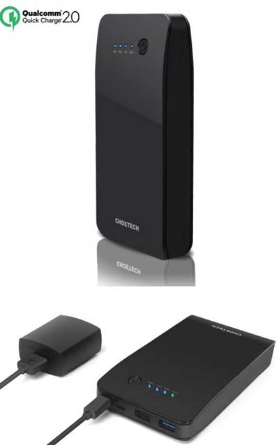 Powerbank Coetech 15600mAh dual USB Quick Charge