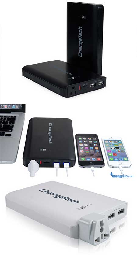 Powerbank ChargeTech 24000mAh USB dan listrik output