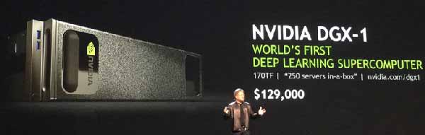 Nvidia Tesla P100 dalam bentuk computer GDX1