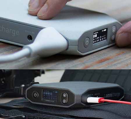 Powerbank Omnicharge bisa AC dan DC oiwer 13Ag dab 20Ah