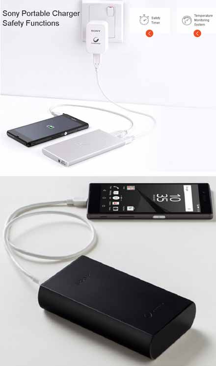 Powerbank Sony 15000mAh dan 20000mAH Hyrid Gel Tech