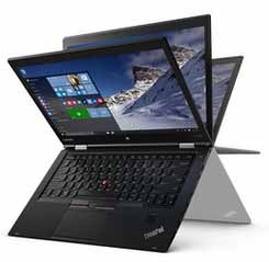 Notebook Lenovo ThinkPad X1 Yoga dengan layar OLED