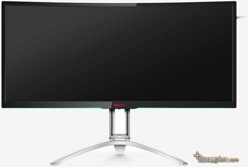 Monitor gaming AOC AGON AG352QCX seukuran 35 inci cuved