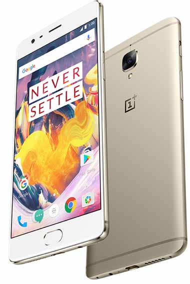 Oneplus 3T Soft Gold Color Snapdragon 821 camera depan dan belakang 16Mpix