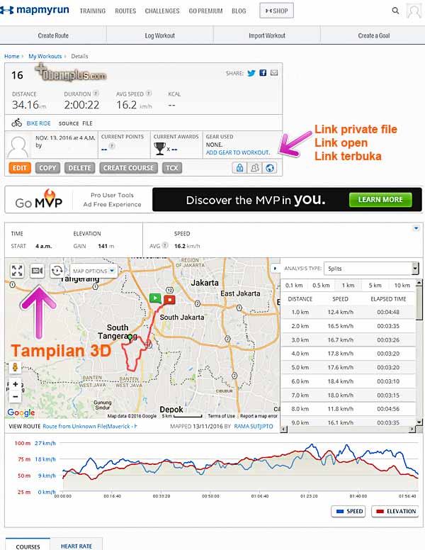 fILE gps YANG DISIMPAN akan terlihat dipeta dan dapat oleh rekan 
lain