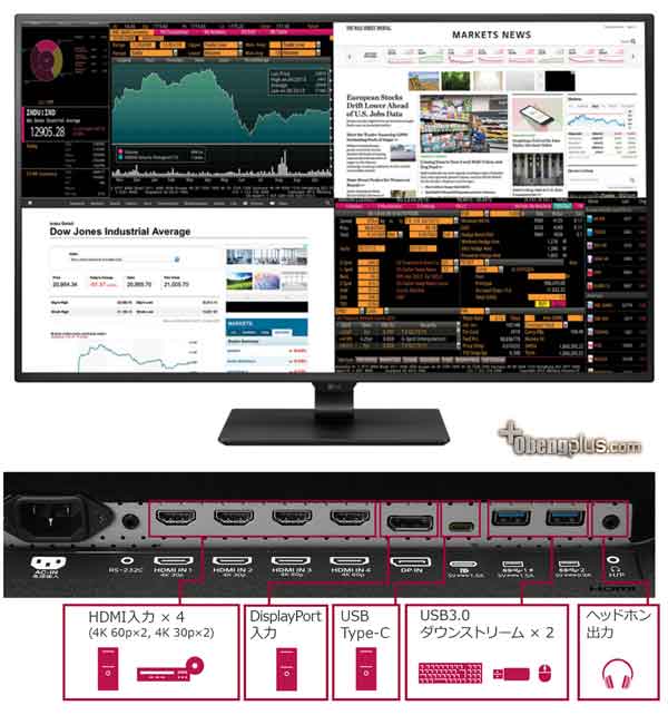 Monitor LG 43UD79-B monitor 4K banyak inputnya