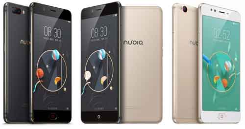 ZTE Nubia N2 Nubia M2 dan Nubia M2 Lite Android Smartphone