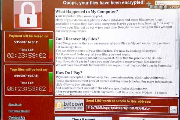 Serangan WannaCryptor ransomeware ke rumah sakit menyebar global