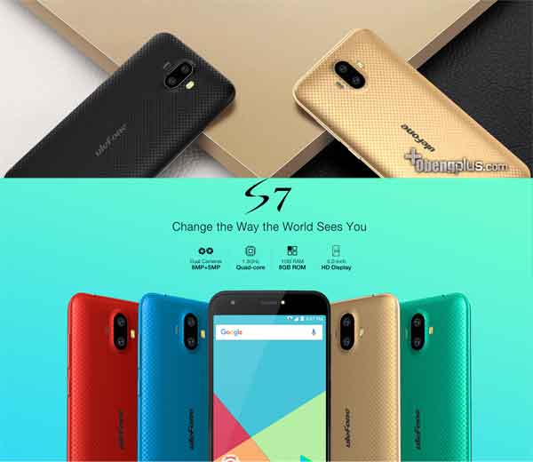 Ulefone S7 dual camera smartphone hemat MT6580