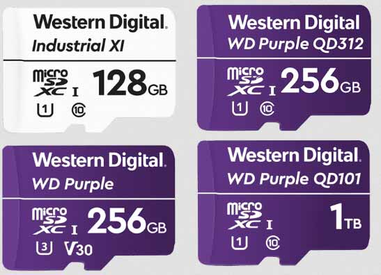 microSD untuk camera CCTV WD Purple QD101