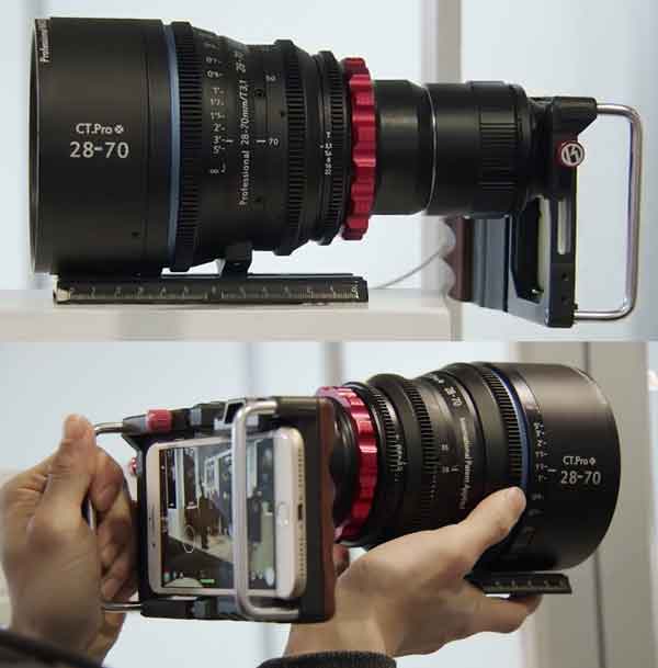 DOF lensa adapter camera smartphone ke lensa DSLR