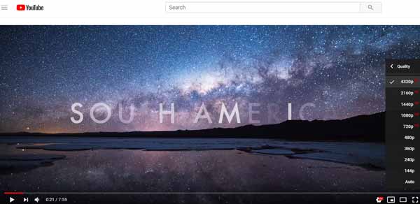 Video Timelapse Amerika Selatan