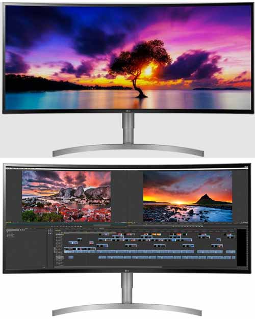 Monitor LG 38WK95C lebar banget 24 banding 10