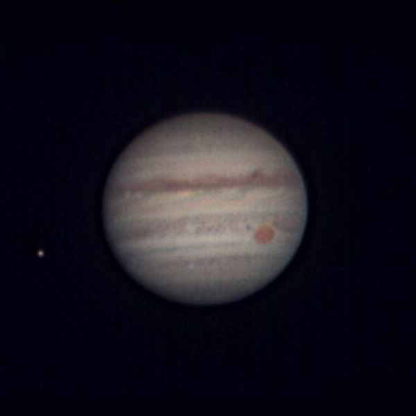 gambar jupiter dengan teleskop