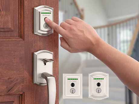 Kunci sidik jari Kwikset Halo Touch smart lock jadi kunci pintu tanpa kunci