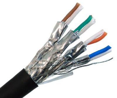 Cable Cat7 double shield protection