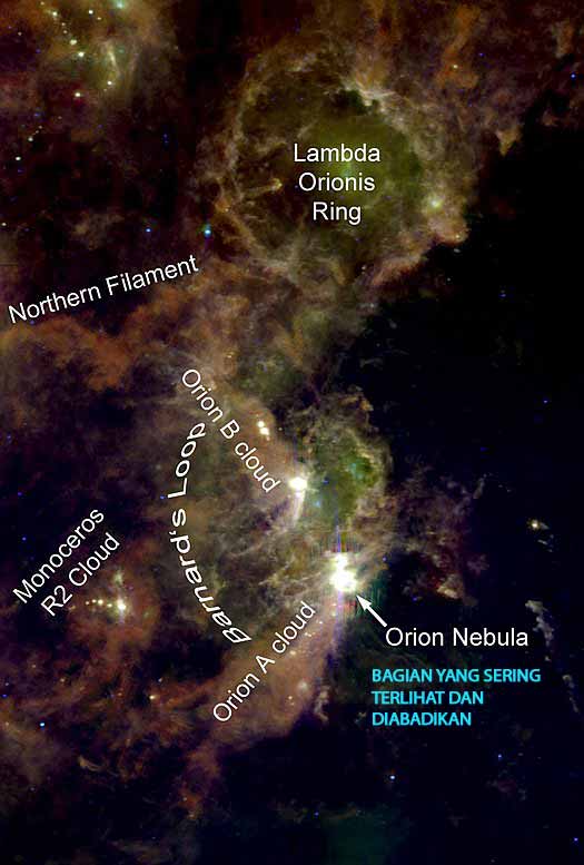 Protobintang Orion Molecular Cloud ketika tata surya baru lahir