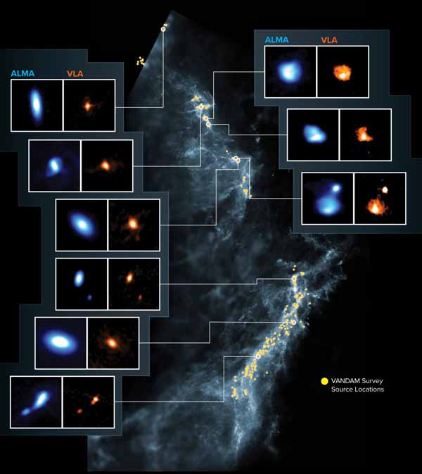 Protobintang Orion Molecular Cloud ketika tata surya baru lahir