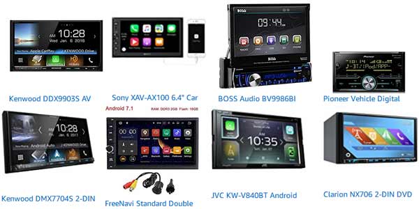 Tampilan Android Auto model Kenwood Sony JVC Pioneer