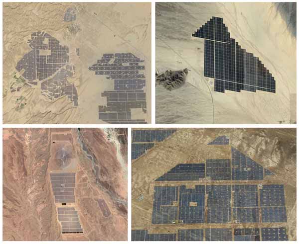 Pembangkit listrik panel surya gurun