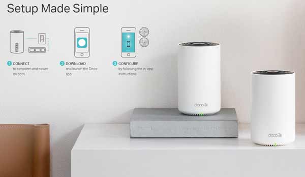 TP-Link Deco XE75 WIFI 6E sistem Mesh Networking