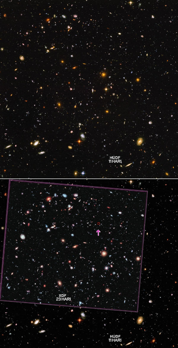 Galaksi terjauh terlihat teleskop Hubble