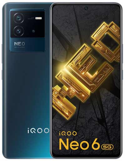 iQOO Neo 6 Snapdragon 870 Fast Charger 80W