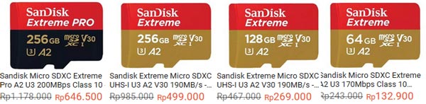 Sandisk microSD 64GB