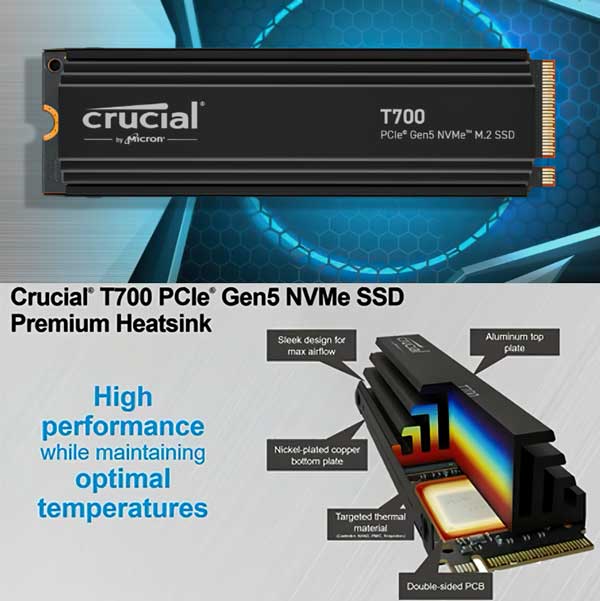 Micron Crucial T700 NVMe PCIe 5