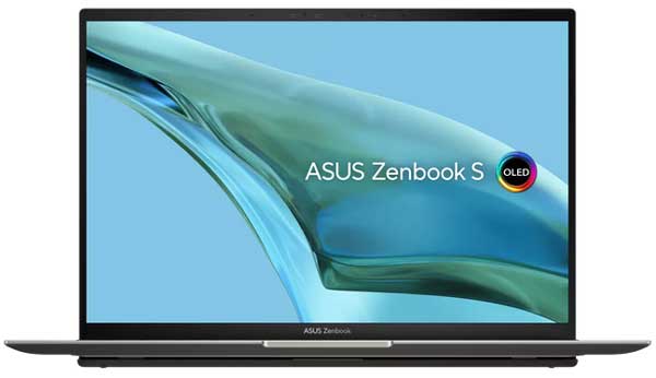 Notebook Asus Zenbook S 13 procesor Core i7 1355U OLED ringan sangat tipis