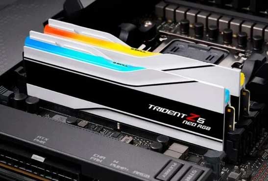 DDR5 Gskill Trident Z5 Neo RGB speed 6400 AMD AM5 sampai 48GB