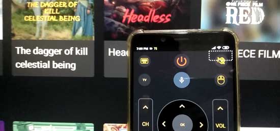 Remote TV pakai ponsel langsung