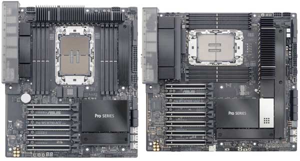 Asus Pro WS W790E-SAGE SE dan Pro WS W790-ACE motherboard kelas workstation