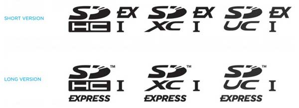 Logo SD Express untuk memory card SDcard