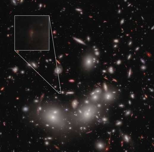 Galaksi terjauh 
MACS1149-JD1 13.3 miliar tahun cahaya