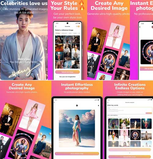 Edit foto AI instan tampil foto profesional