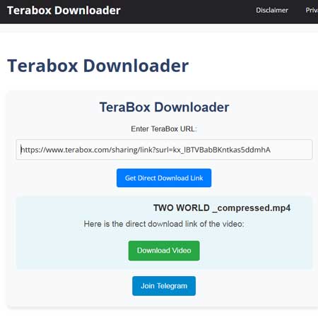 Download Terabox tanpa aplikasi Download