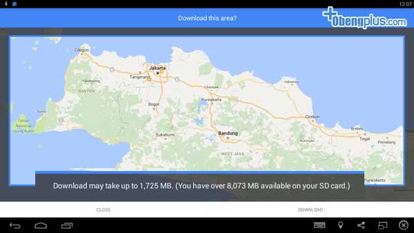 Download peta dari WIFI Peta Google Maps Offline
